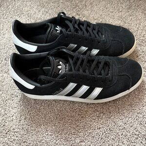 Adidas Women’s Black and White Gazelle Sneakers